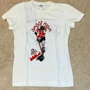American apparel Hockey Tee S